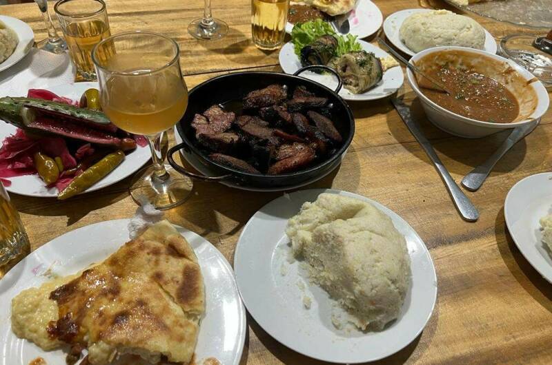 Частный сектор в Монашеском ущелье